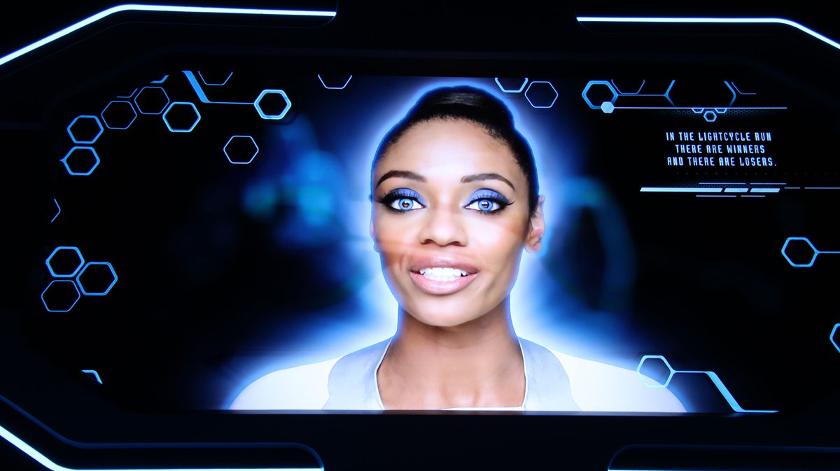 bioreconstruct's tweet image. Over 2 years of screen burn-in starting to be evident in the Tron queue video.