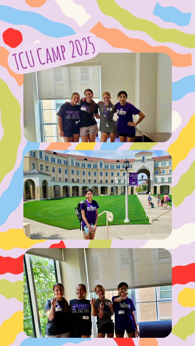 Conni &amp; Teagan having a blast at TCU Volleyball camp! #gotav <a href="/TAVVolleyball/">TX Advantage VB</a>