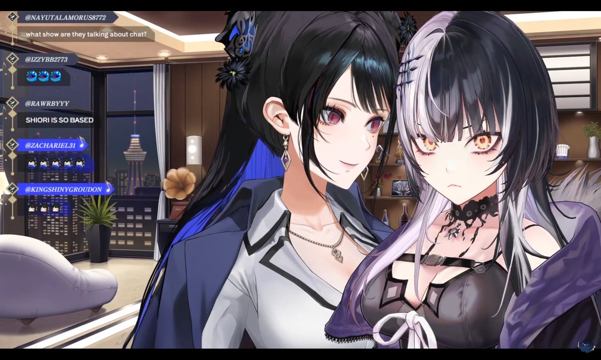 Arjuna_625's tweet image. We have been blessed π€ππ thank you for the comfy stream Shiori and Rissa #RissaLIVE #ShiorinOnAir #shioraven