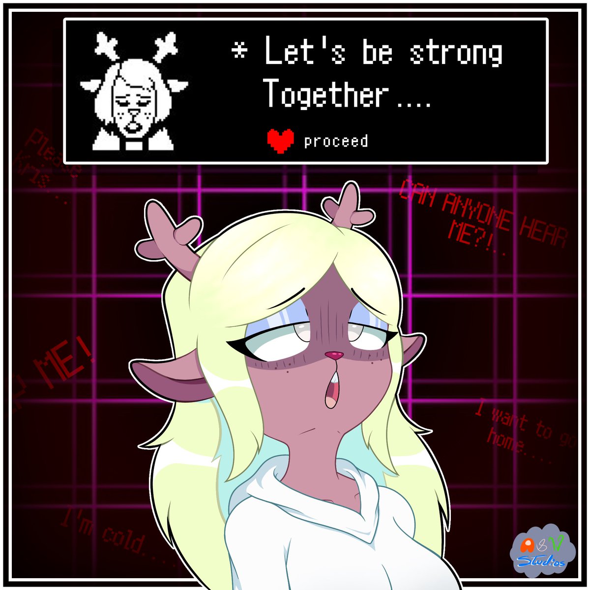 WoofiSteve2's tweet image. [ Snowgrave Route ] 
Noelle&apos;s Laments

• Alt version in PT

#Deltarune #Noelle #fanart #ocart