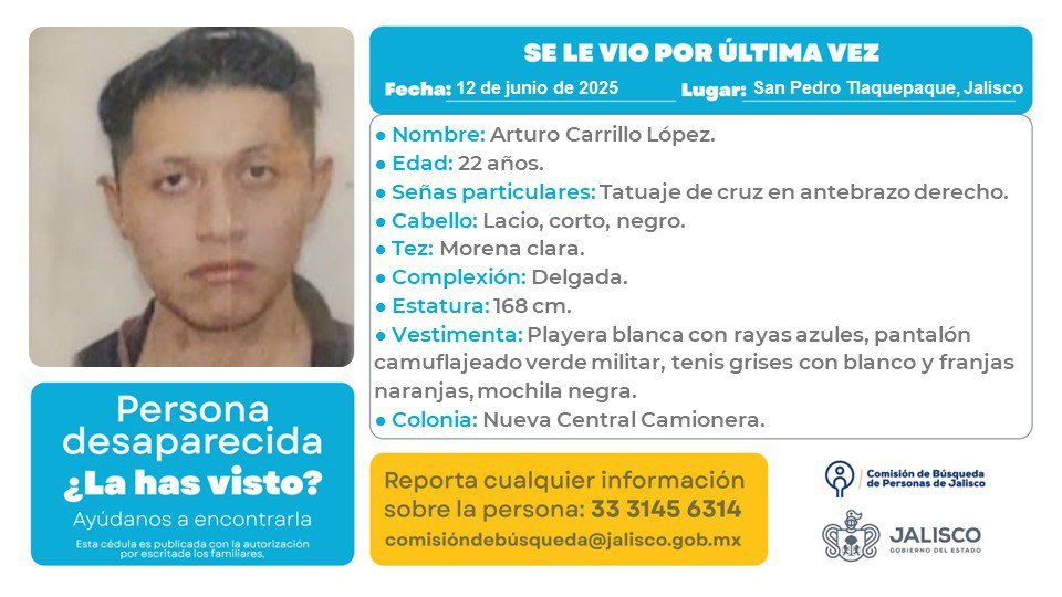 Otro desaparecido en la Nueva Central Camionera de #Tlaquepaque, #Jalisco.