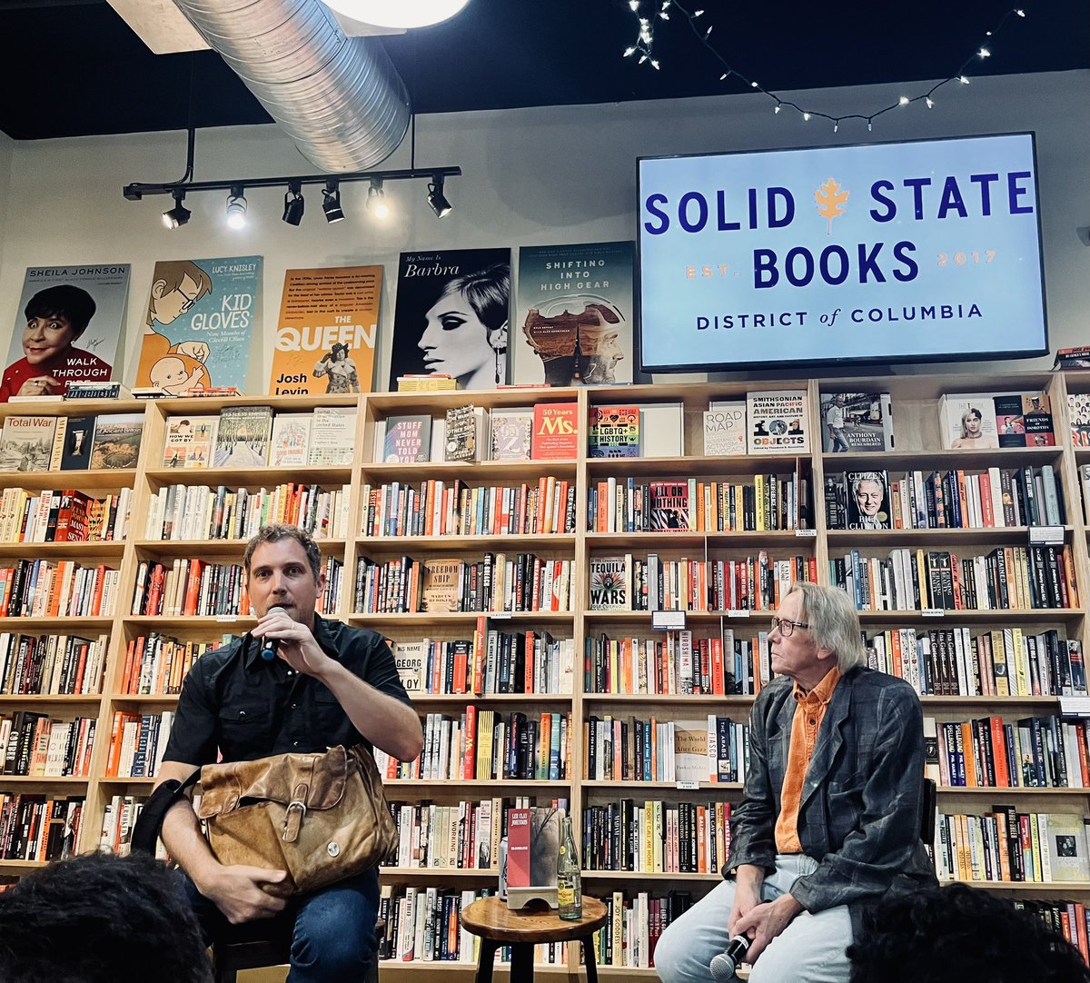 Sean_ADFIntl's tweet image. Had a great time at the @countyhwy DC tour stop at @solidstatedc w Lee Clay Johnson & Gary Fisketjon. It’s not a question. County Highway is just the best writing available in America. Had to go. @walterkirn @PanamericaBooks