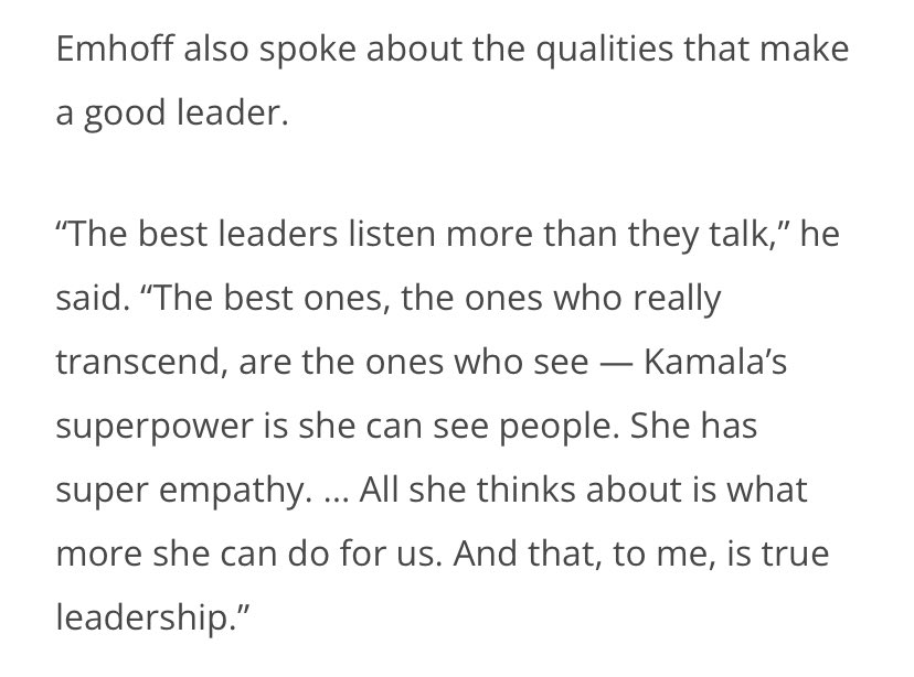 archivekamala's tweet image. .@DouglasEmhoff: “Kamala’s superpower is she can see people. She has super empathy. All she thinks about is what more she can do for us. And that, to me, is true leadership.” 🥹❤️
🔗: newsroom.csun.edu/2025/07/16/dou…