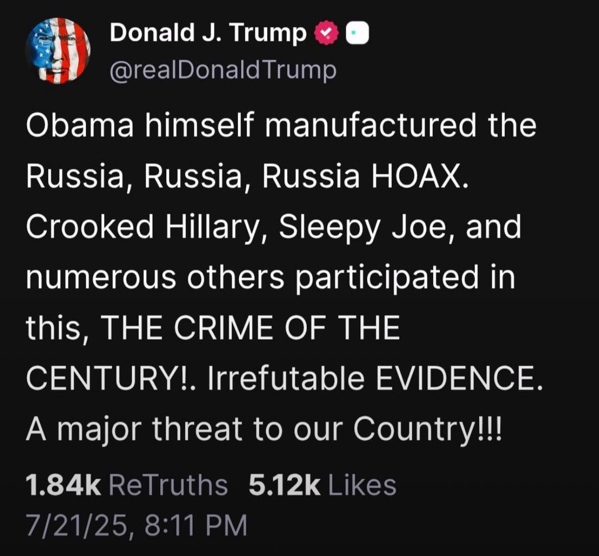 Matthewtravis08's tweet image. Anything….
Absolutely anything to deflect from the Epstein files.
It’s not fucking working @realDonaldTrump
