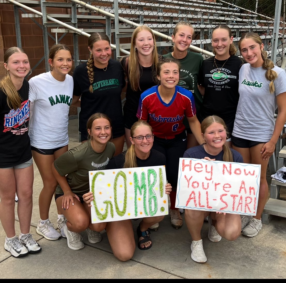 LSW_Softball's tweet image. A special night for Mary Beth Hart and LSW softball at the Nebraska Coaches Association all star game.
MB collected 2 hits and drove in 2 runs. And too no one’s surprise she took home the best teammate award.
It was great to see all of the LSW family who attended tonight.