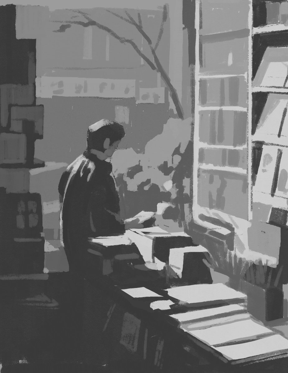 kubo_manami_'s tweet image. 屋内練習。Pinterestより。
モチーフ多いごちゃっとした空間をいい感じに描けるようになりたい。