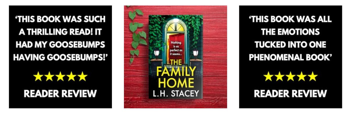 LyndaStacey's tweet image. THE FAMILY HOME
π How many secrets can one family hide? π
π Β 99p DEALΒ π
USA buff.ly/4cZZ6vM
UK buff.ly/4cSfsqs
#Audible #Amazon #thriller #mustread #booktok #99p π π π