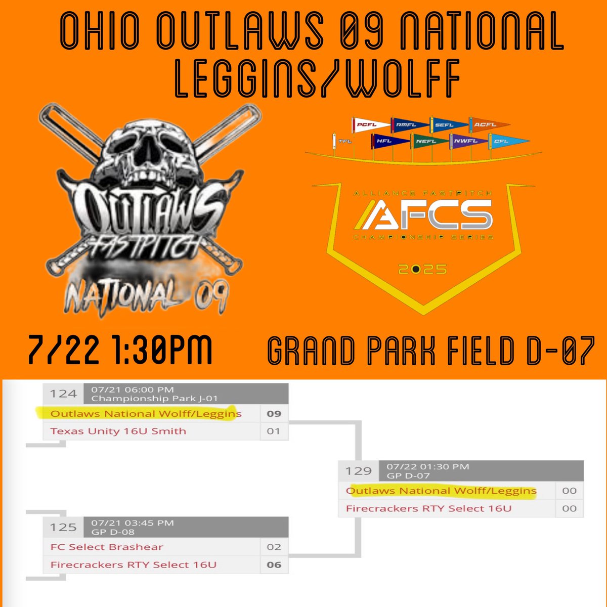 Aedre Ault 2028🥎 (@aedreault) on Twitter photo Game #2 Tuesday is at 1:30pm at Grand Park on field D-07 vs Firecrackers RTY Select 16U.
<a href="/thealliancefp/">The Alliance Fastpitch</a> 16u Indiana.
<a href="/AultTyller2032/">Tyller Ault</a> <a href="/Outlaws09Nat/">Ohio Outlaws 09 National Leggins</a> <a href="/ExtraInningSB/">EXTRA INNING SOFTBALL</a> <a href="/LineDsoftball/">Line Drive Media</a> <a href="/VTechSBcoach/">Pete</a> <a href="/michaellew10/">Mike Lewis</a> <a href="/jjpower19/">Joshua Johnson, PhD</a> <a href="/sabbyBsabs/">Bryan Sabatella</a> <a href="/UofL_CoachHolly/">Holly Aprile</a> <a href="/GriffJ_13/">Griffin Joiner</a> <a href="/dee11davis/">DeeDee Morris</a> Game #2 Tuesday is at 1:30pm at Grand Park on field D-07 vs Firecrackers RTY Select 16U.
<a href="/thealliancefp/">The Alliance Fastpitch</a> 16u Indiana.
<a href="/AultTyller2032/">Tyller Ault</a> <a href="/Outlaws09Nat/">Ohio Outlaws 09 National Leggins</a> <a href="/ExtraInningSB/">EXTRA INNING SOFTBALL</a> <a href="/LineDsoftball/">Line Drive Media</a> <a href="/VTechSBcoach/">Pete</a> <a href="/michaellew10/">Mike Lewis</a> <a href="/jjpower19/">Joshua Johnson, PhD</a> <a href="/sabbyBsabs/">Bryan Sabatella</a> <a href="/UofL_CoachHolly/">Holly Aprile</a> <a href="/GriffJ_13/">Griffin Joiner</a> <a href="/dee11davis/">DeeDee Morris</a>