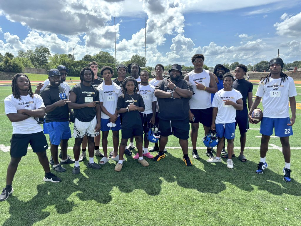 HBCUSports1's tweet image. First Coast High School Football from Jacksonville, FL had a great day competing at Coach Eddie Robinson Jr. Alabama State Football Camp