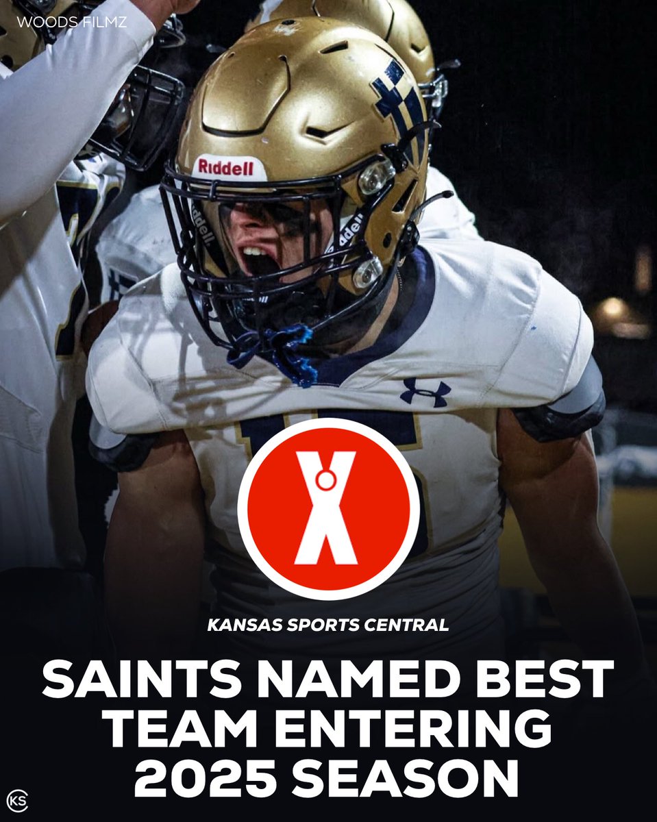 KSSCentral's tweet image. St. Thomas Aquinas was named the best high school football team in Kansas entering the 2025 season by MaxPreps