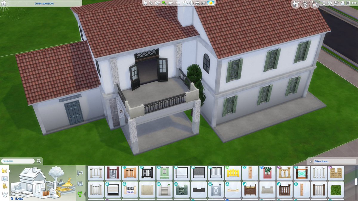 Wagomcore's tweet image. i was making the lupin family hideout in ts4