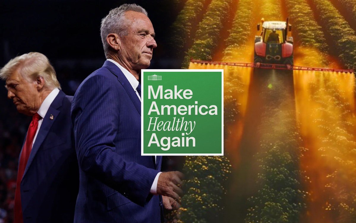 Holden_Culotta's tweet image. 🚨A House committee is about to vote on a legal immunity shield for cancer-causing pesticides.
This threatens the MAHA agenda—and RFK Jr.’s entire legacy.
Nicole Shanahan just called it a “concerted effort to destroy America.”
Here’s why:
🧵THREAD