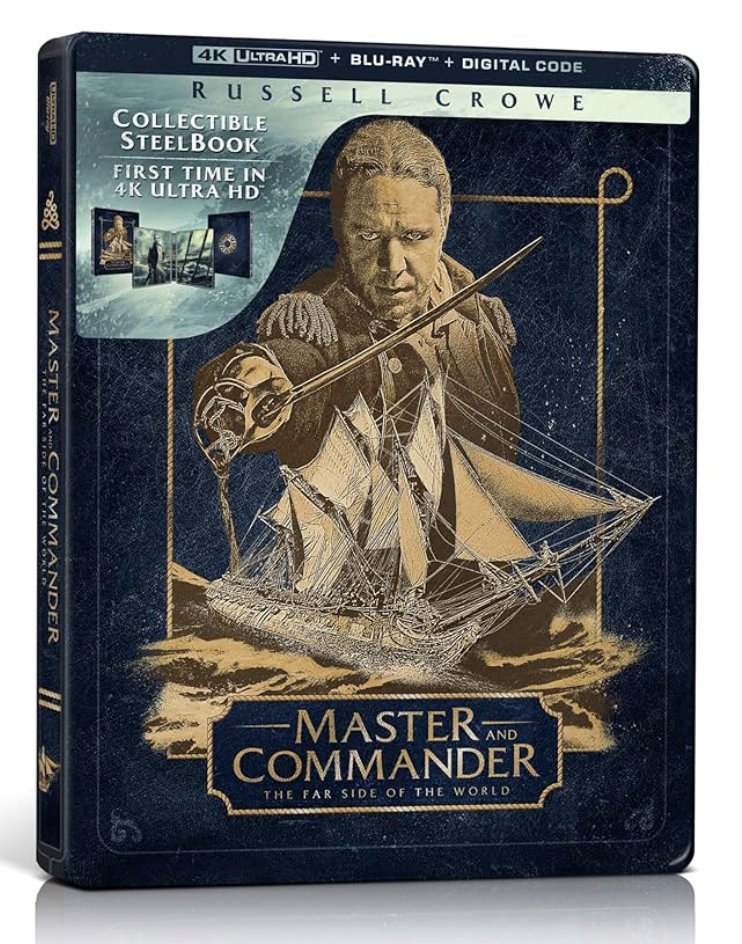 Defendthewest17's tweet image. I just found out about a 4k release of Master and Commander and it's already sold out everywhere