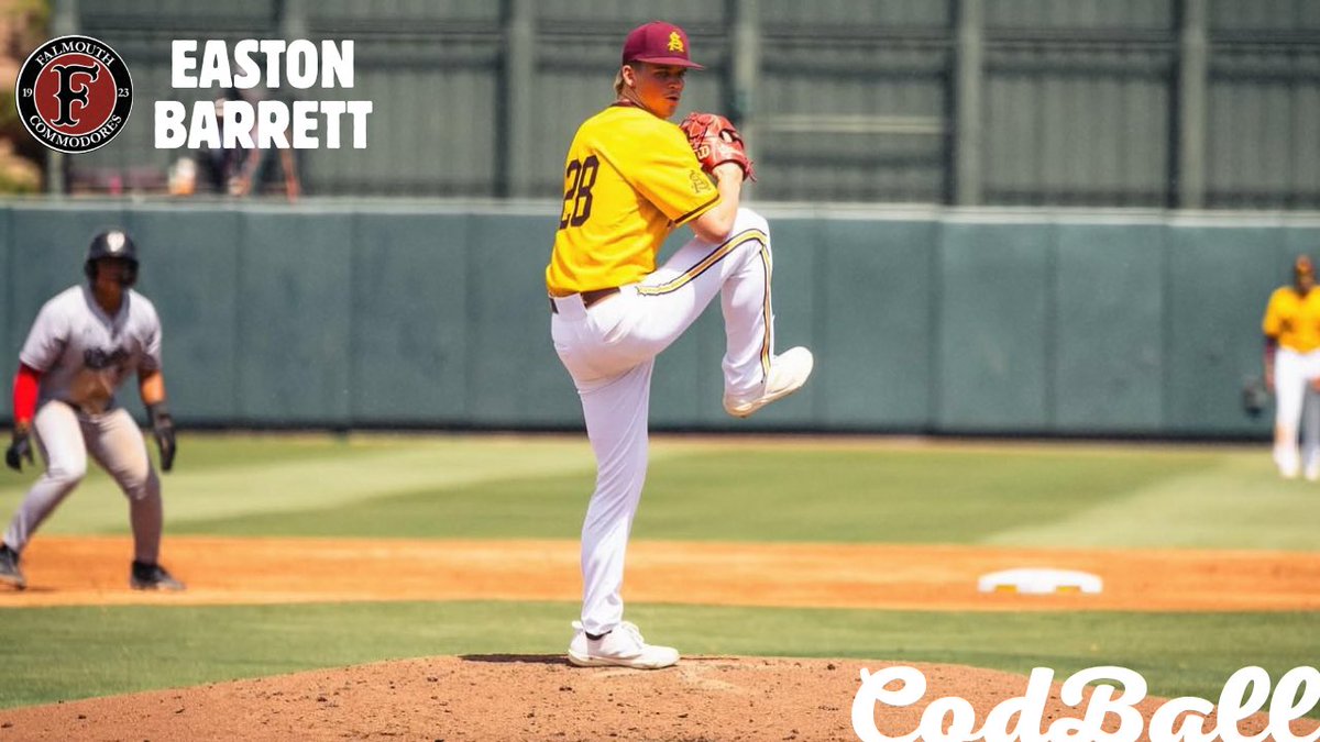 codball's tweet image. Easton Barrett (@ASU_Baseball) collected 5 strikeouts across 5 scoreless innings of work tonight for the @FalCommodores