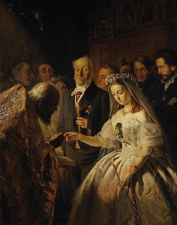 aelith4ever's tweet image. The Unequal Marriage, by Vassili Vladimirovich Pukiryov