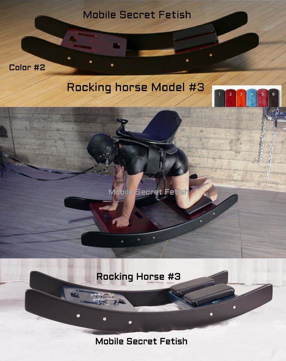Mobile Secret Fetish (@mobilefetish) on Twitter photo 💥 Rocking Horse #3 💥
- This base allows you to transform your simple pony into a Rocking horse.
- Install a dildo on the pony's back, and transform the pony into a unicorn.
- For info and order DM <a href="/MobileFetish/">Mobile Secret Fetish</a>
- 6 colors for the central parts.
Model; <a href="/ponyboy_Master/">ponyboy_Master</a> 💥 Rocking Horse #3 💥
- This base allows you to transform your simple pony into a Rocking horse.
- Install a dildo on the pony's back, and transform the pony into a unicorn.
- For info and order DM <a href="/MobileFetish/">Mobile Secret Fetish</a>
- 6 colors for the central parts.
Model; <a href="/ponyboy_Master/">ponyboy_Master</a>
