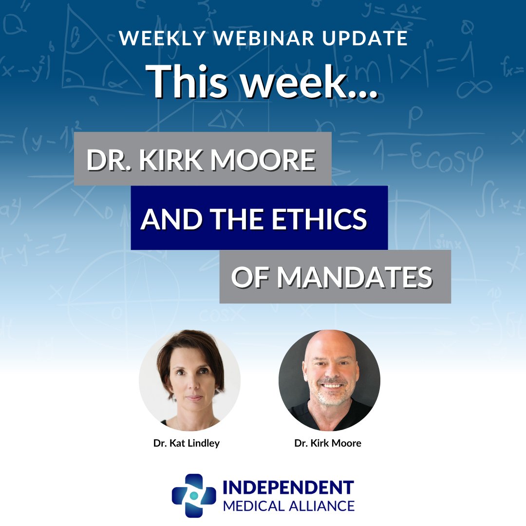 Honest_Medicine's tweet image. It is never right to mandate medical products on citizens—but what happens to the doctors who try to protect their patients from these coercive measures?
This week, host Dr. Kat Lindley (@KLVeritas) will be joined by Dr. Kirk Moore (@Moore22K), who faced 35 years in prison for…