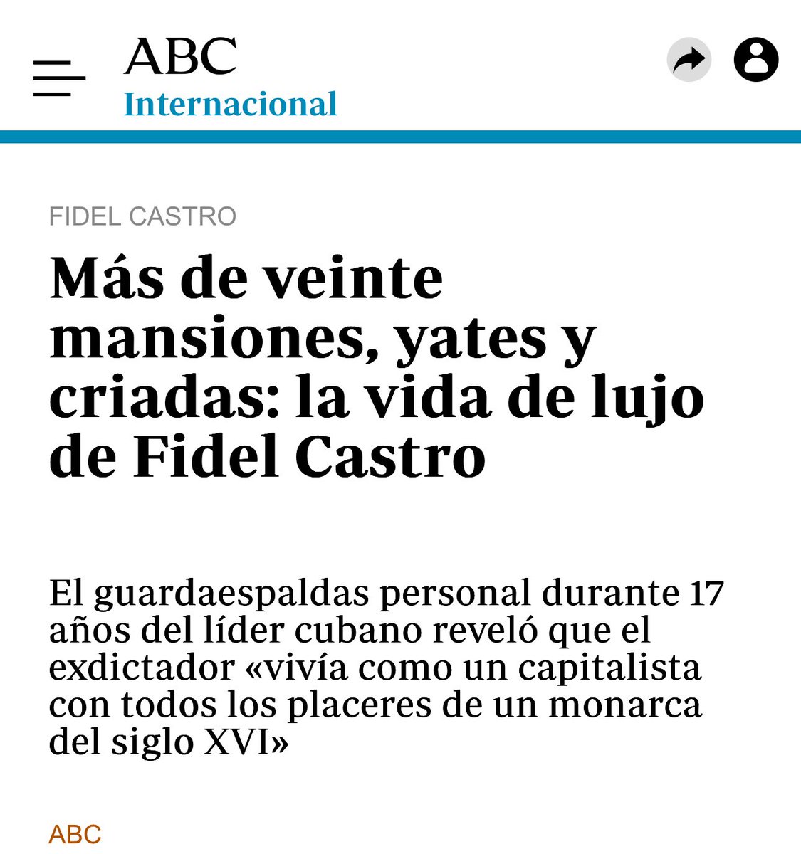 OscarAthie's tweet image. Hay que estar muy enfermo o ideologizado para idolizar y defender a este par de asesinos. Ambos opresores y demagogos. Fidel hasta con dos Rolex y con vida de magnate, el Ché un sociópata que la historia documenta que mataba por placer.
Felicitó a @AlessandraRdlv por el retiro…
