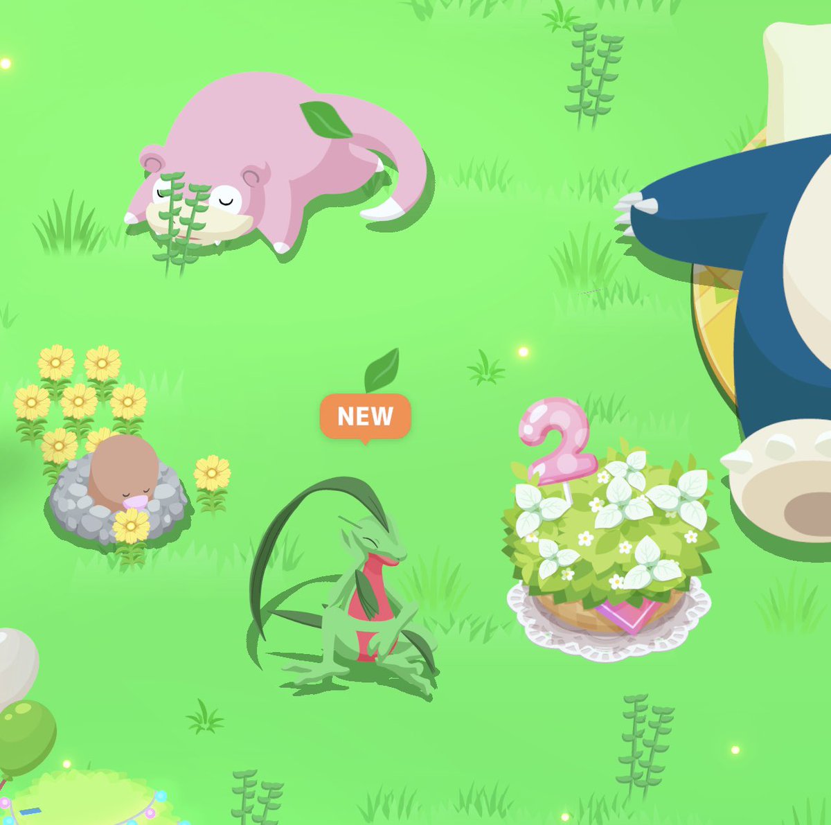 ch61248's tweet image. #ポケスリ2周年をいっしょに

今日はNewが３つ

ロコンとヤドンをgetしました♡