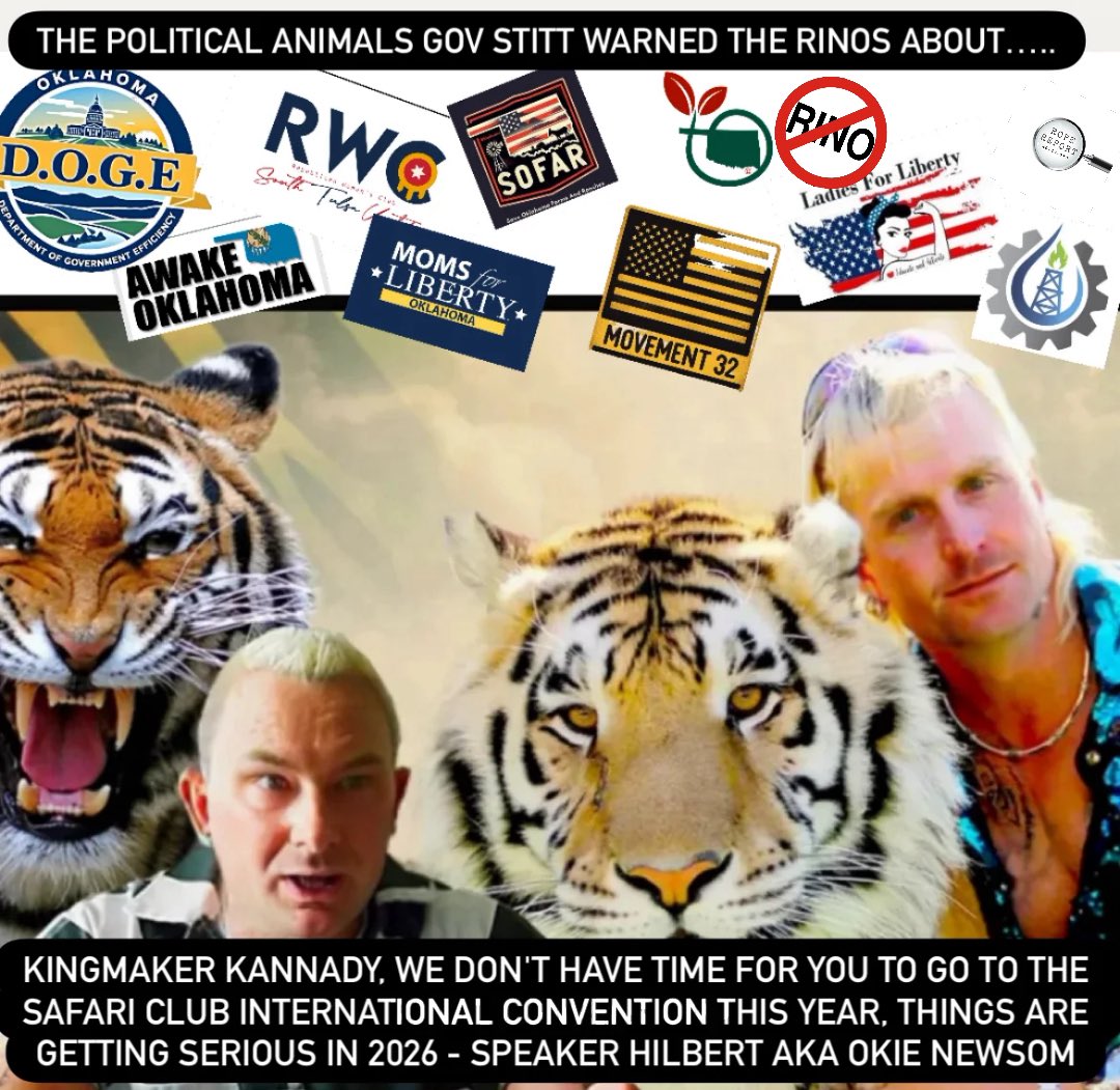 OklahomaDOGE's tweet image. We’re never going to financially recover from this - Kingmaker Kannady and Okie Newsom 🐧
2026 is coming in HOTTT! Every day we are interviewing candidates ready to flip RINO seats to MAGA conservative Republicans. Y’all ready?! ❤️🤍💙🇺🇸🔥💡 @kylehilbert @Kannady4OK91Rep