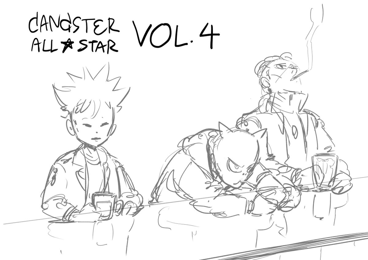 When I draw the Trinity together I always smile because I know they are funny.
GAS COMIC VOL.4