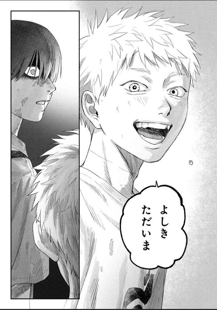mokmok_len's tweet image. 「光が死んだ夏」第37話-4
更新されました!
よろしくお願いします。
web-ace.jp/youngaceup/con…