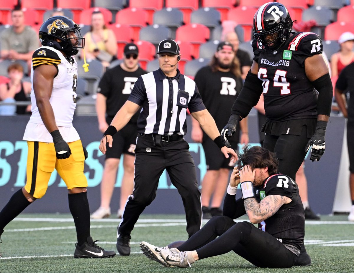 3DownNation's tweet image. 'It's football': Redblacks QB Dru Brown not upset with DaShaun Amos over headshot
3downnation.com/2025/07/21/its…
#Redblacks #Ottawa #Ticats #Hamilton #CFL