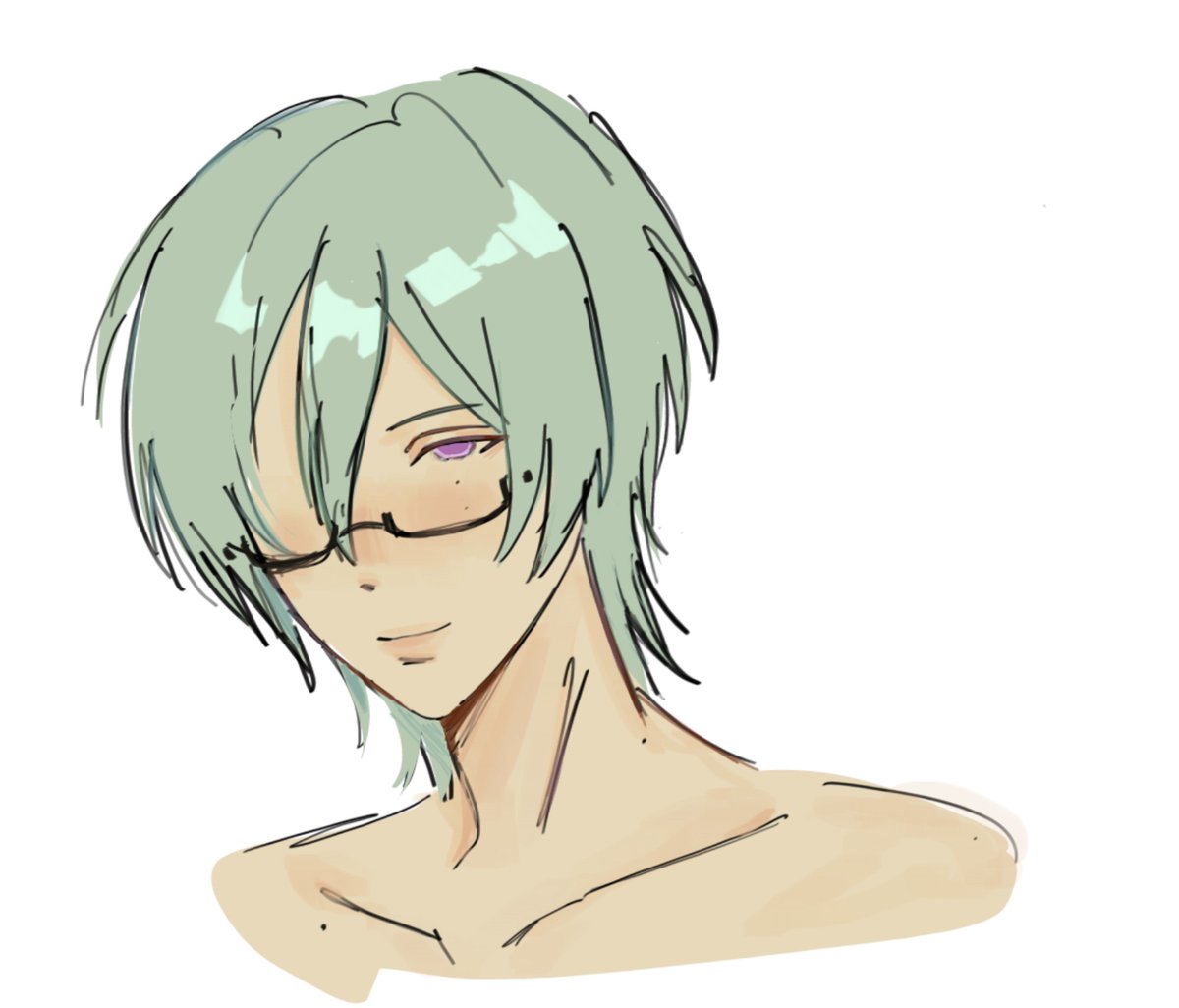 Soupzyy's tweet image. Didnt know where to post this anyways Tatsumi trying to get the guilt away
Also i really love glasses Tatsu