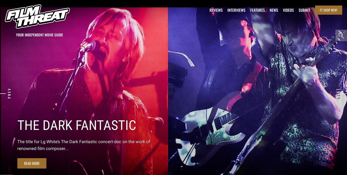 FilmThreat's tweet image. “…concert-doc on the work of renowned film composer Simon Boswell…” The Dark Fantastic shows Kent Hill the intersection of horror and music.
filmthreat.com/reviews/the-da… #SupportIndieFilm #TheDarkFantastic #Documentary #SimonBoswell