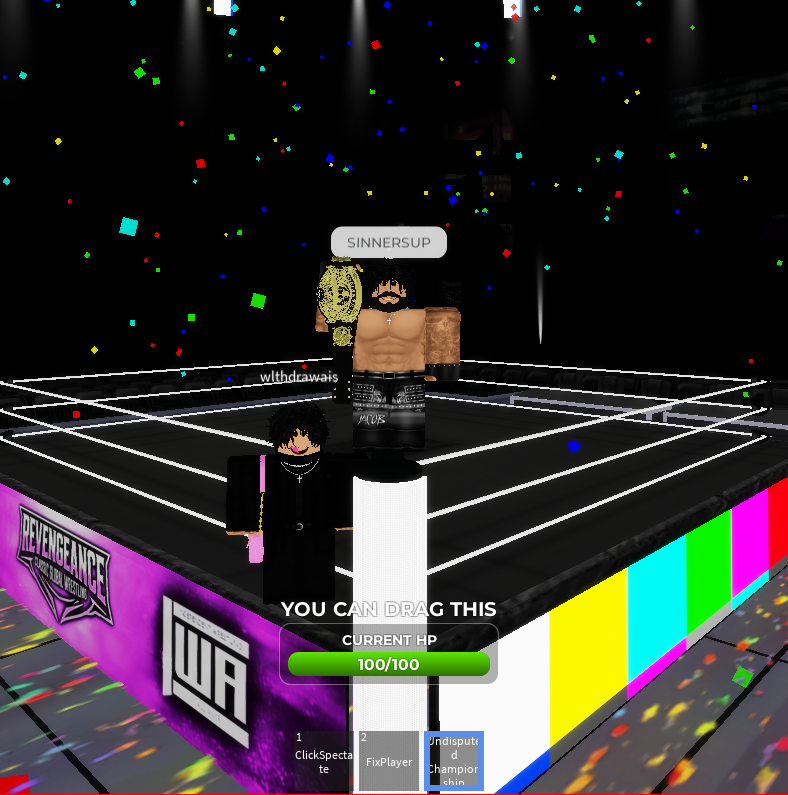 #ANDNEW CGW Undisputed Champion (ggs peter 7/2)
#SINNERSUP