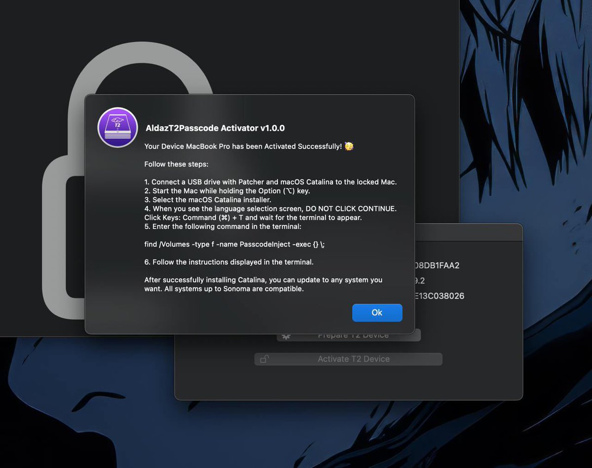 realunlocks's tweet image. Any have T2 in Passcode for test?;)