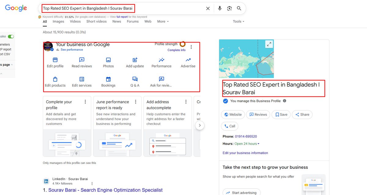 baraisourav100's tweet image. I’m Sourav Barai – SEO &amp;amp; GEO Expert!
📍Need your Google Business Profile (GMB) approved?
💬 Just send me a message – I’ll help you get it approved for FREE!
#SEOExpert  
#LocalSEO  
#GoogleMyBusiness  
#GMBOptimization  
#GMBExpert  
#SEOServices  
#RankOnGoogle  
#GMBApproval