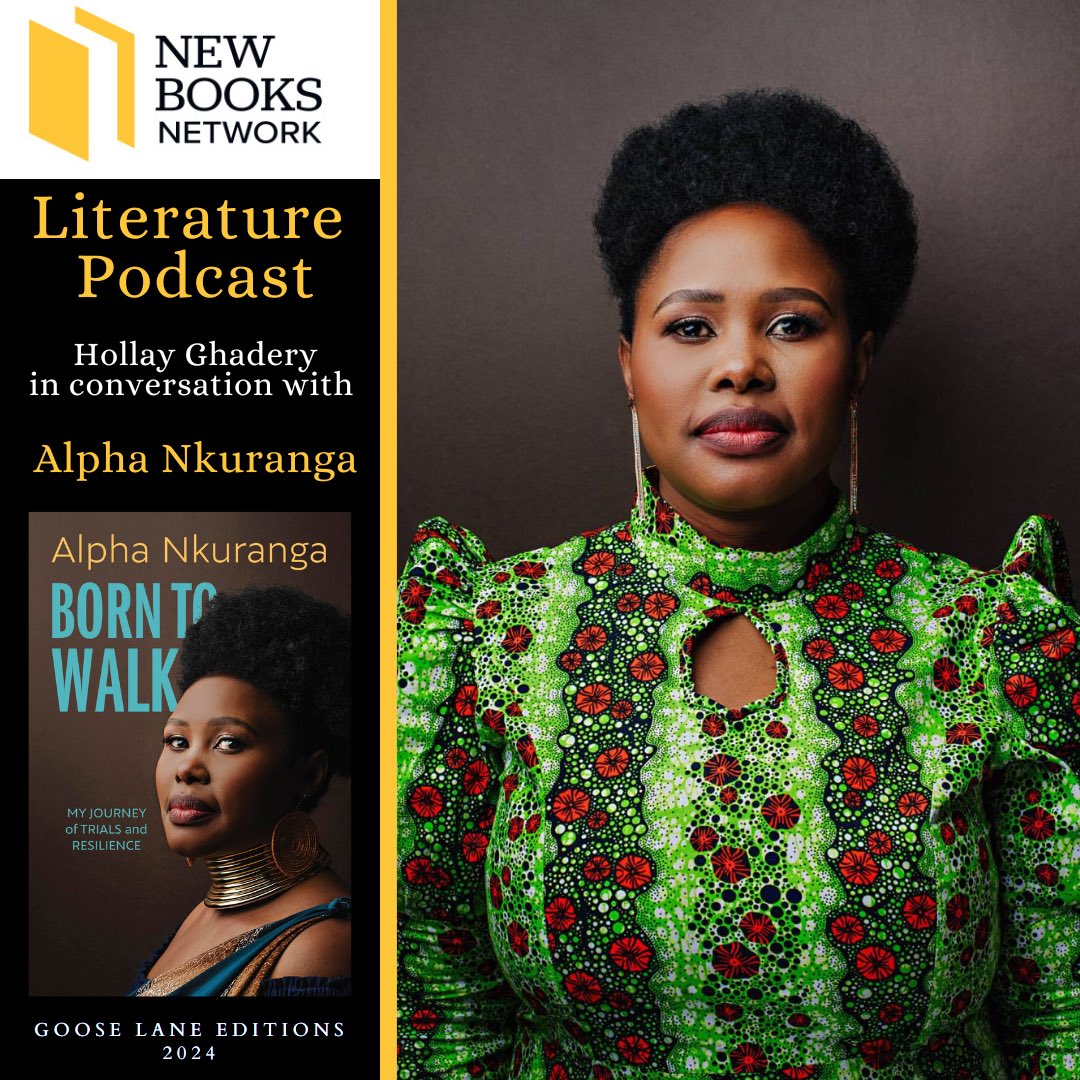 Hollay Ghadery (she/her) (@hollay2) on Twitter photo I heard Alpha Nkuranga speak about her unforgettable memoir, Born to Walk: My Journey of Trials and Resilience (Goose Lane Editions, 2024), at a GritLit event and knew—just *knew*— I had to know more about this person. I was in awe.
newbooksnetwork.com/born-to-walk
<a href="/NewBooksNetwork/">New Books Network (@newbooksnetwork.bsky.social)</a> I heard Alpha Nkuranga speak about her unforgettable memoir, Born to Walk: My Journey of Trials and Resilience (Goose Lane Editions, 2024), at a GritLit event and knew—just *knew*— I had to know more about this person. I was in awe.
newbooksnetwork.com/born-to-walk
<a href="/NewBooksNetwork/">New Books Network (@newbooksnetwork.bsky.social)</a>