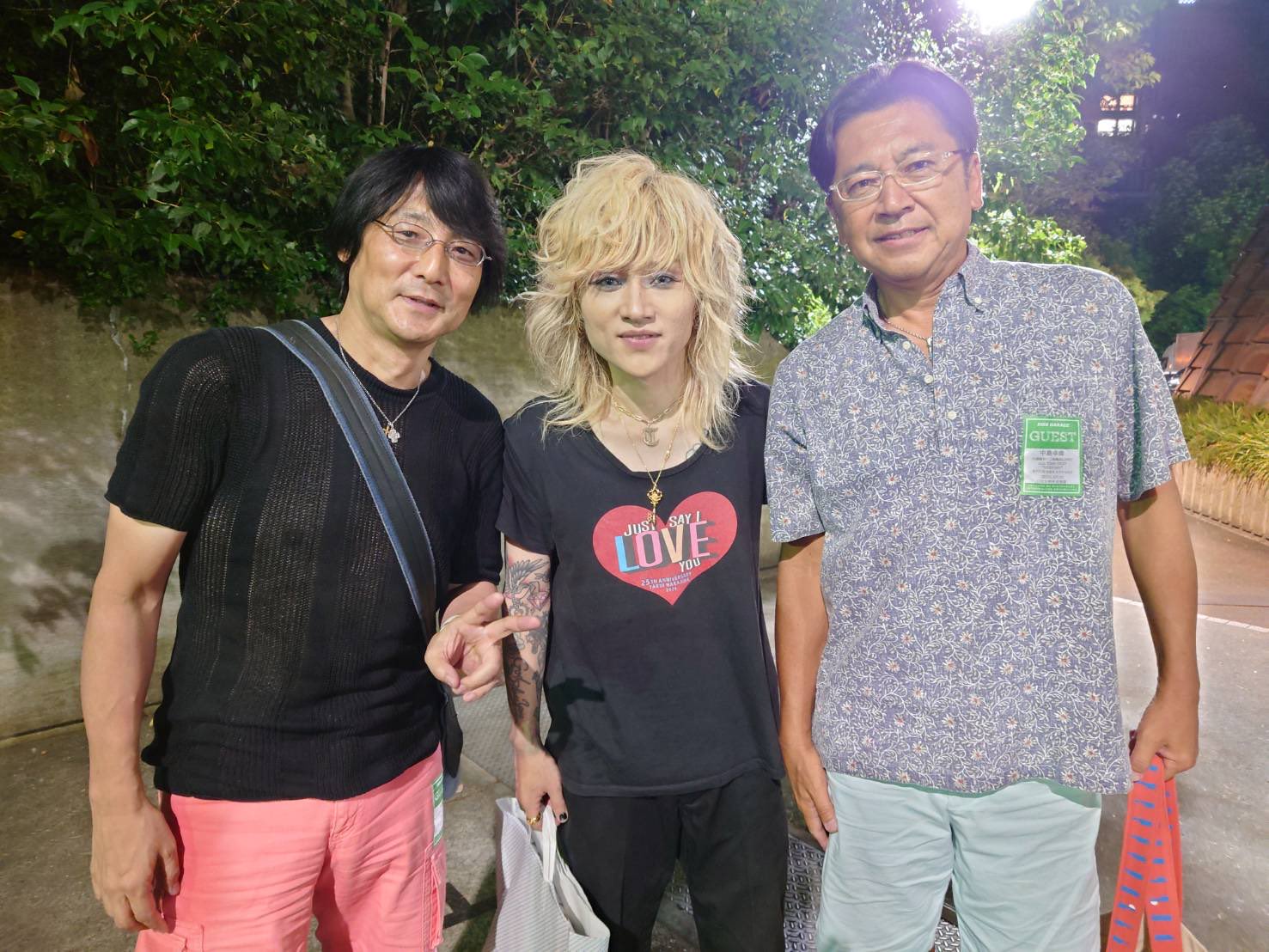 中島卓偉さん 会報 11～59、61～83 中島卓偉 25th ANNIVERSARY写真集「45」についてのお知らせ