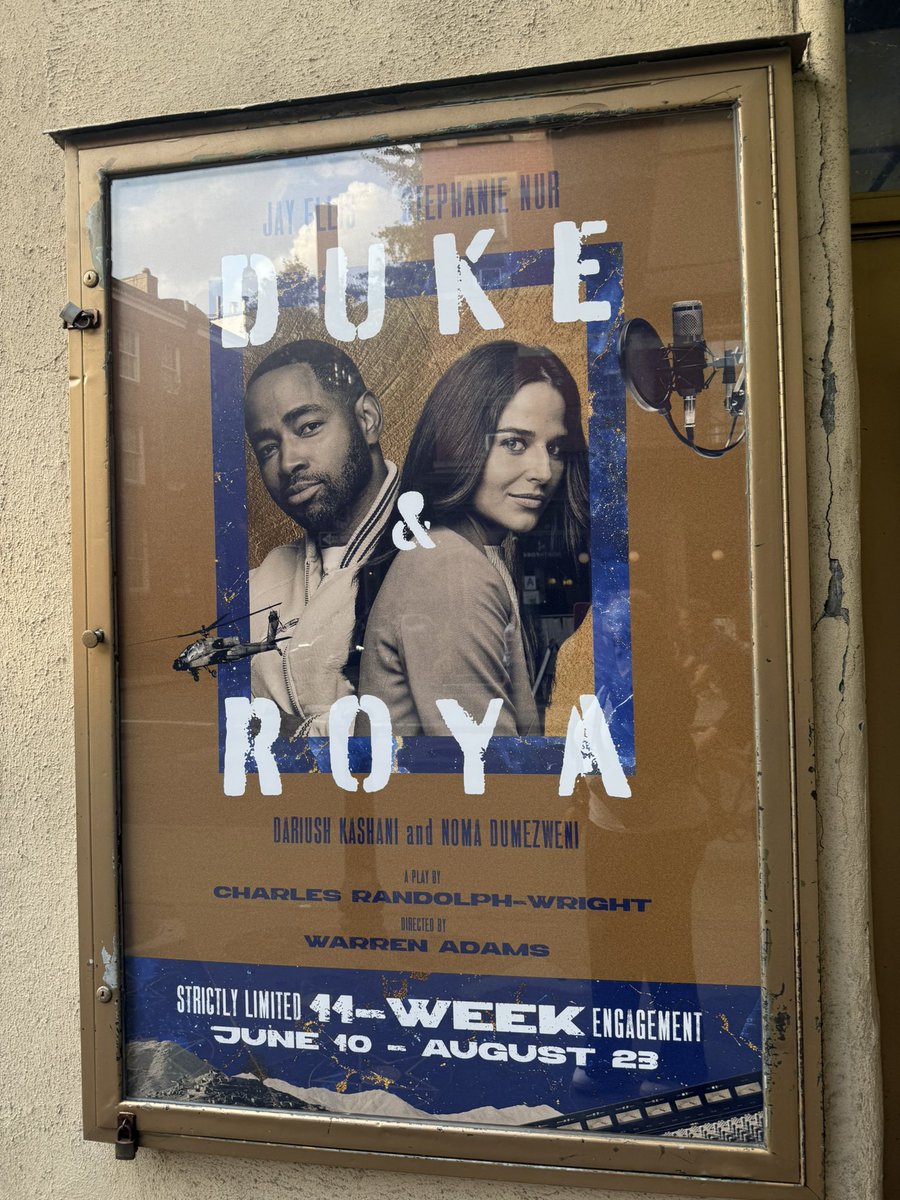 sportsiren's tweet image. LOVED #dukeandroya
Compelling performances of emotional story that grabs your heart. Supremely talented @JayREllis hits a grand slam with this wonderful play!!!!!! HIGHLY recommend. #theater #NYC