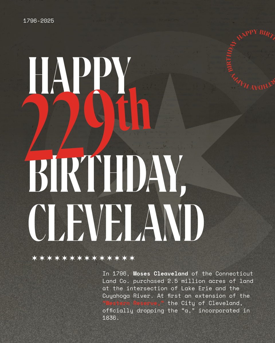 ClevelandMag's tweet image. Happy Birthday, Cleveland! There are so many great moments in our 229-year history. Here are a few that defined our city.
📸 Cleveland State University, Michael Schwartz Library Special Collections; AP Photo