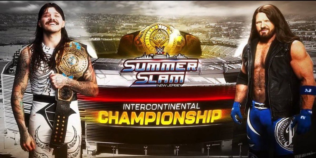 WrestleOps's tweet image. Dominik Mysterio v AJ Styles for the IC Championship has been added to SummerSlam 2025.
