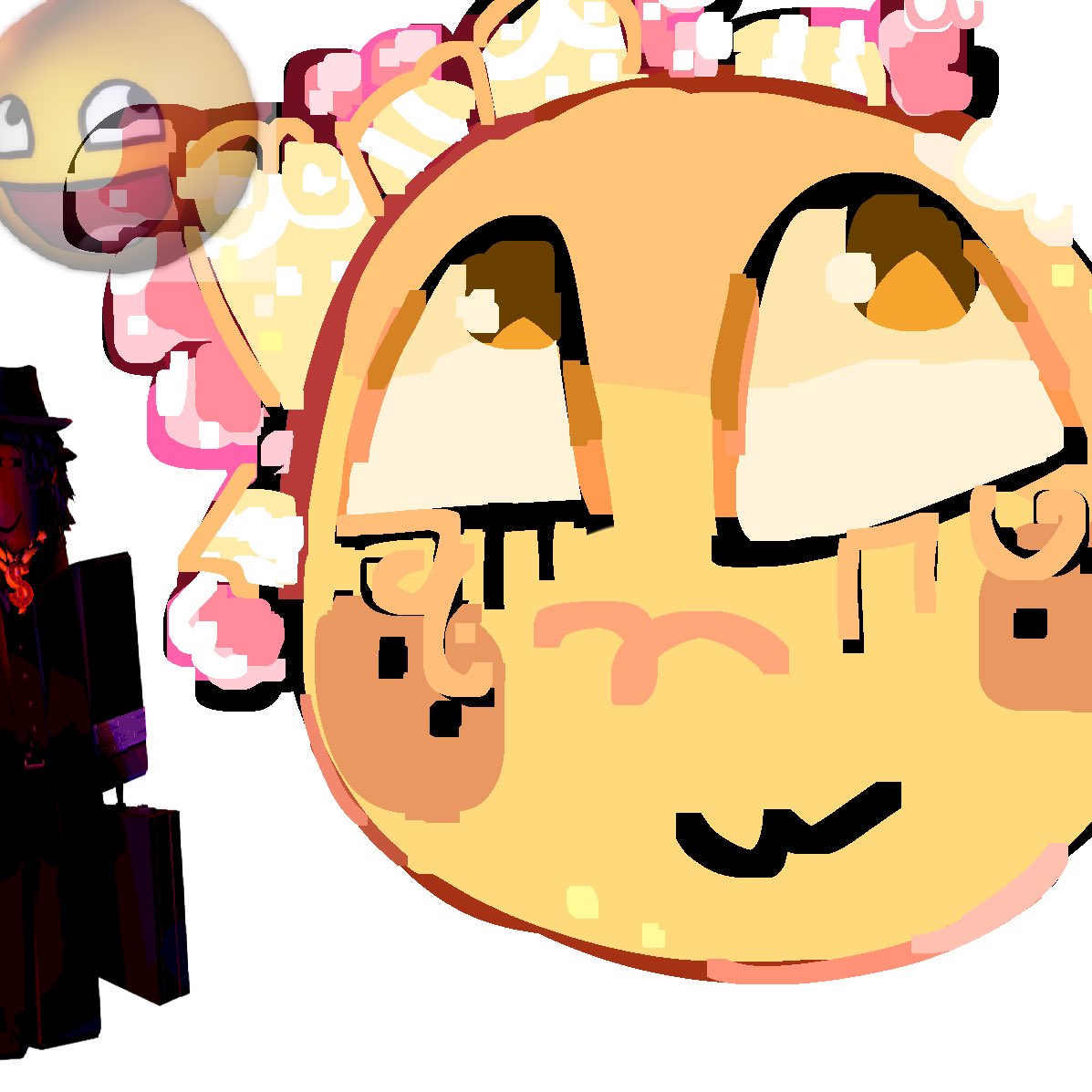 Rolgalia's tweet image. WHAT DA HELL! #midnighthorrors #robloxart
