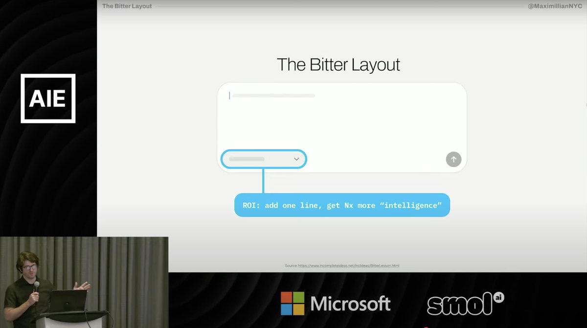 Talk is live! Will add as reply b/c... u know.
Thx <a href="/aiDotEngineer/">AI Engineer</a> + <a href="/swyx/">swyx</a> :)