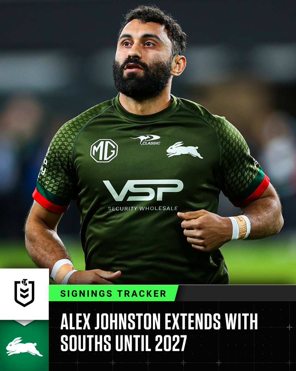 NRL's tweet image. TWO MORE SEASONS ✍️
“Despite the recent results, I know we have a strong Club here with quality players, coaches and staff, and I want to be part of returning us to the top of the ladder" Johnston said.