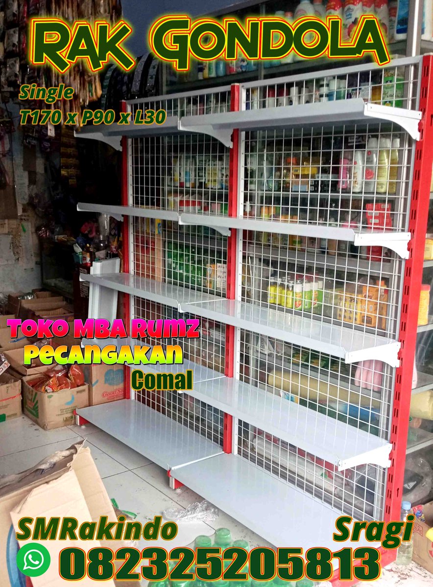 DhimasHR's tweet photo. Rak Minimarket || Rak Gondola || Meja Kasir ||  
Rak Frezer Rak Keranjang Diatas Frezer Es Cream ||

UD. Sukses Mandiri Rakindo, – Sragi ||  
Call/ WA 082325205813 https://t.co/AH8E697SBS