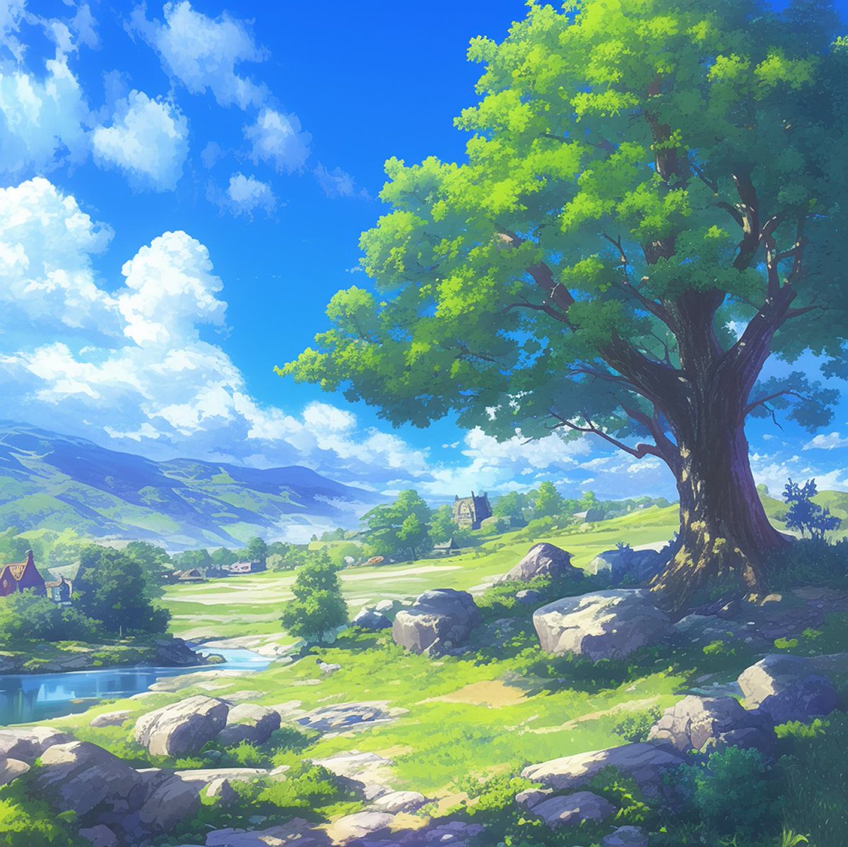 8co28's tweet image. こういう風に画像を入れたらほぼ形状変えずに時間経過・天候変化させられるようなモデル作れないかなといろいろ考えている(めちゃくちゃアニメとかゲームとかで使いやすいと思う)