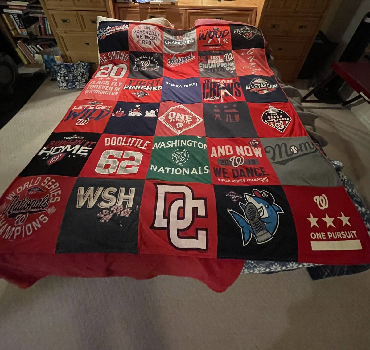 Jen Underwood (@vandygirl1998) on Twitter photo In the space of “didn’t want all my World Series champs shirts to lose their ink from all the wash and wear”… I thinned my shirt pile and had <a href="/ProjectRepat/">Project Repat</a> turn them into a magnificent quilt. I’m so pleased with how it turned out In the space of “didn’t want all my World Series champs shirts to lose their ink from all the wash and wear”… I thinned my shirt pile and had <a href="/ProjectRepat/">Project Repat</a> turn them into a magnificent quilt. I’m so pleased with how it turned out