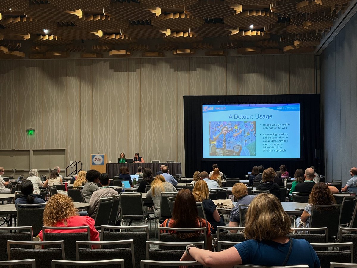aallnet's tweet image. Attendees learned how to evaluate their own workflows and processes for potential automation during #AALL25 program Automagic, Meet Data-Driven Decision-Making: Using Automation to Up Your Contracts and Renewals Game.