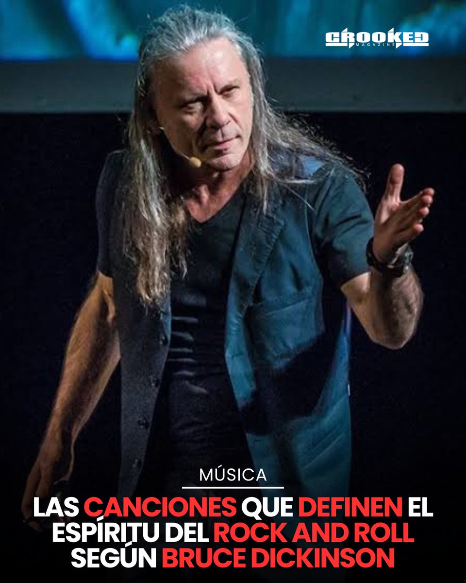 CrookedMagazine's tweet image. ¿Cuáles son las canciones que definen el rock and roll?
Según Bruce Dickinson, son 'Little Wing' de Jimi Hendrix y 'Whole Lotta Love' de Led Zeppelin.
#RockAndRoll #BruceDickinson #IronMaiden