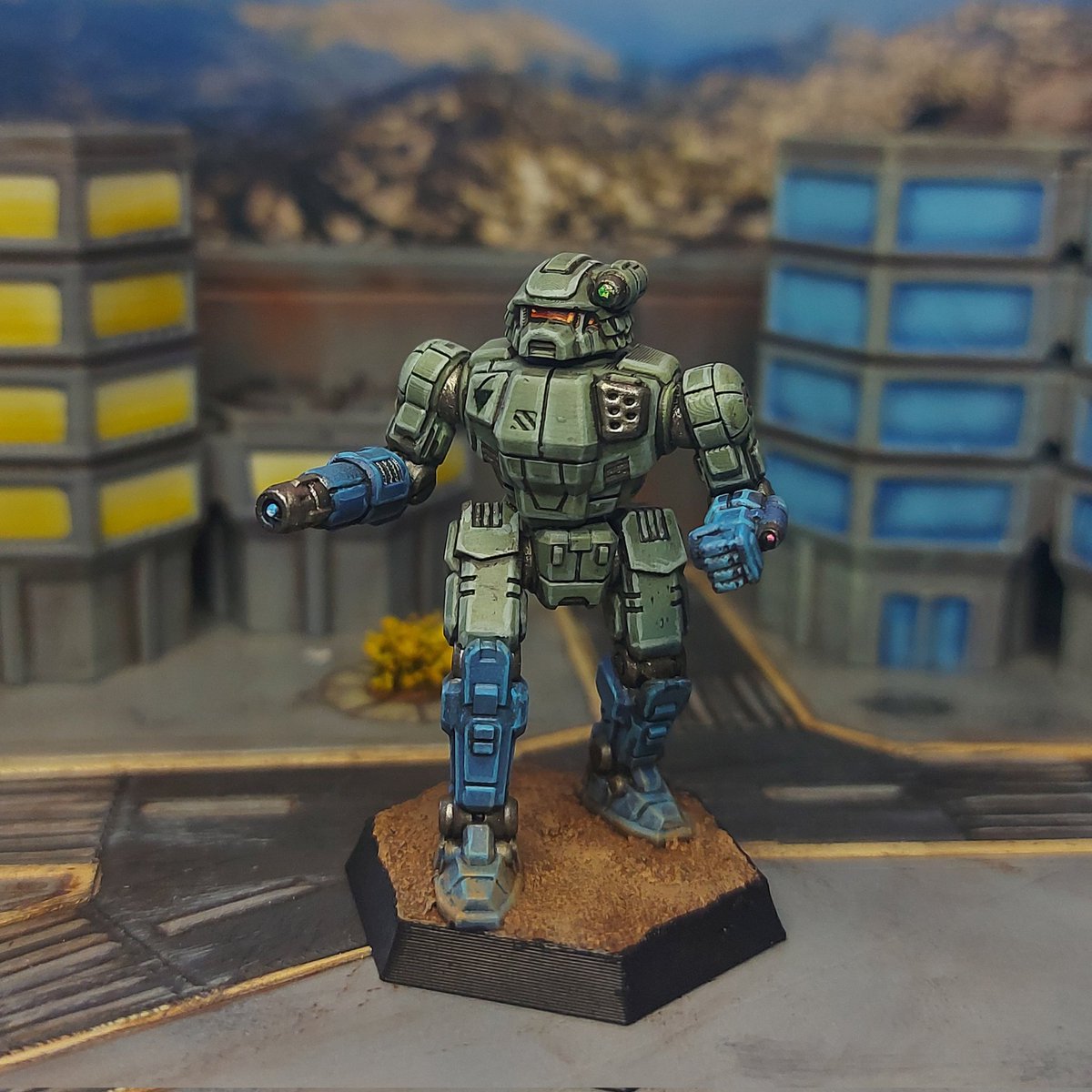 Mokiplamo's tweet image. Vindicator 7L, Capellan Confederation 1st Liao Guards.
"Citizens of Terra, Do not be alarmed. The Chancellor brings his finest to liberate you from the Clan Usurpers!"
Own one of the finest Vindicator models out there by Kromlekthemad: cults3d.com/:2696049
#Battletech