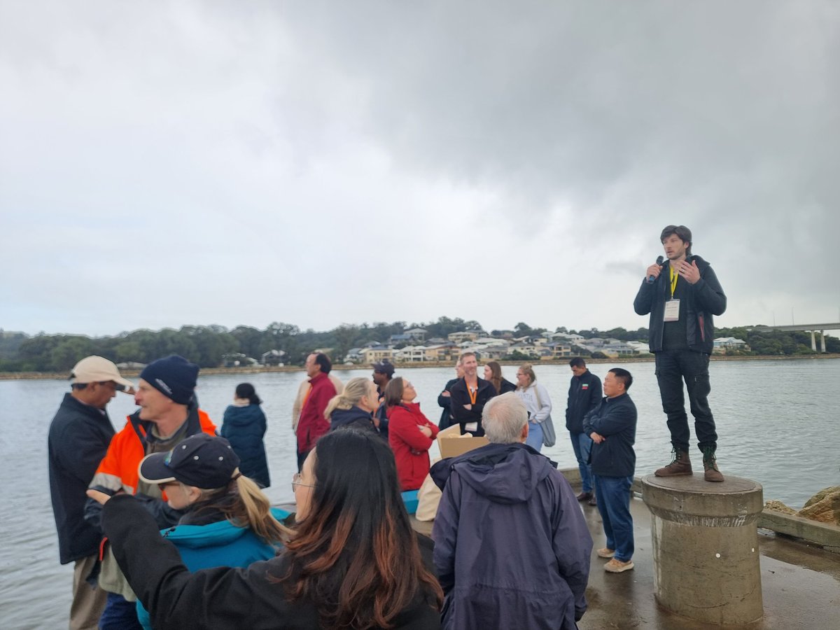SoilsWest (@soilswest) on Twitter photo David Rowe, DPIRD, Dawesville Cut. Hearing about the challenge of maintaining #soilfertility while preventing nutrient loss downstream. <a href="/DPIRDbroadacre/">DPIRD Broadacre - WA Grains & Livestock</a> <a href="/SoilsSandy/">Global Conference on Sandy Soils</a> #GCSS2025 David Rowe, DPIRD, Dawesville Cut. Hearing about the challenge of maintaining #soilfertility while preventing nutrient loss downstream. <a href="/DPIRDbroadacre/">DPIRD Broadacre - WA Grains & Livestock</a> <a href="/SoilsSandy/">Global Conference on Sandy Soils</a> #GCSS2025