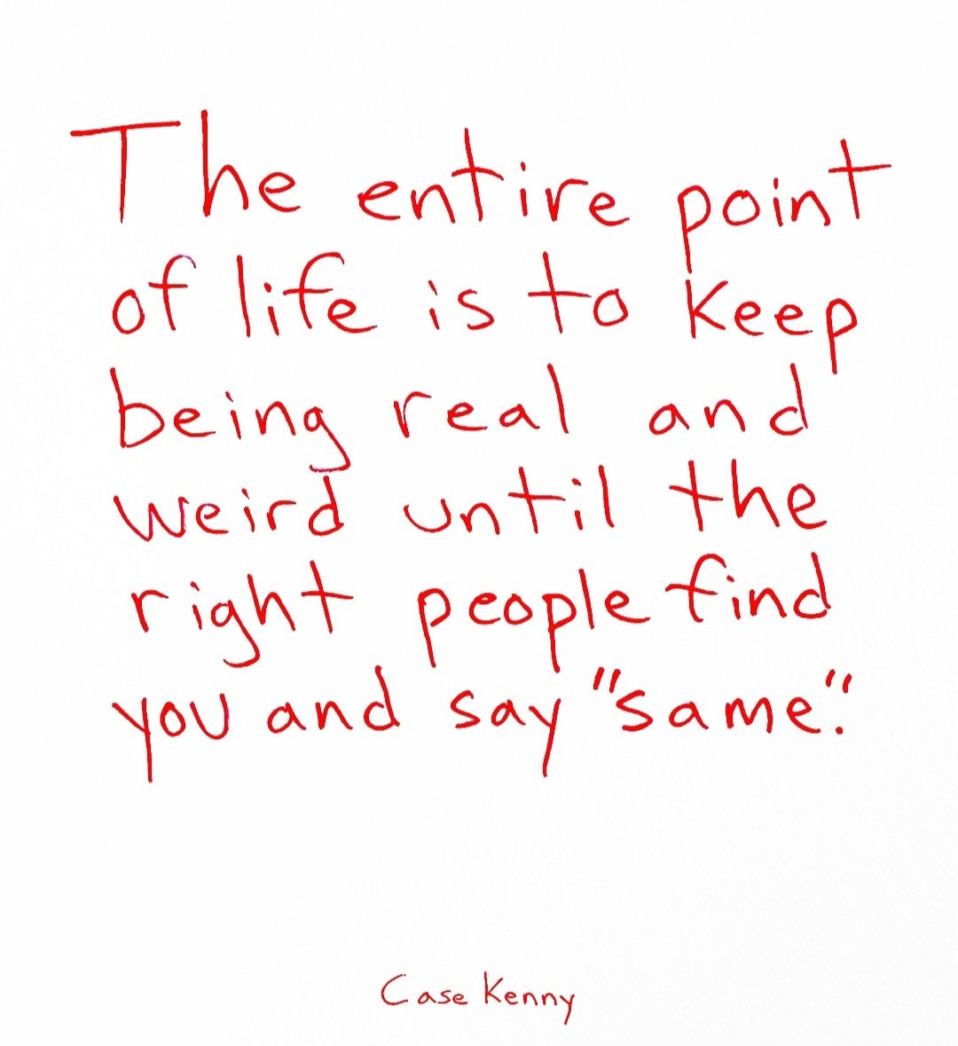 Happy Tuesday. Where are my weirdos?