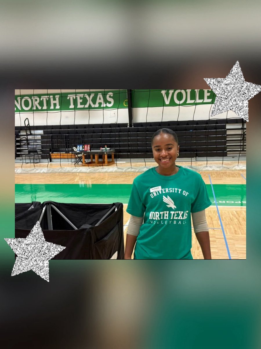 Autumn Hanks working hard at the UNT Volleyball Camp!! <a href="/TAVVolleyball/">TX Advantage VB</a>