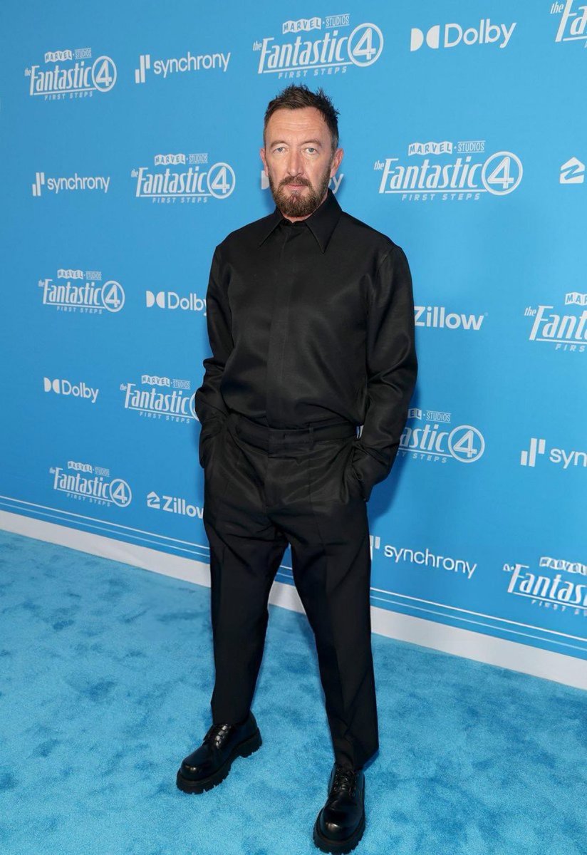 marvel_updat3s's tweet image. Ralph Ineson at #TheFantasticFour world premiere.